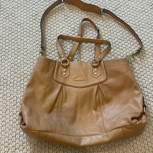Coach purse- brown leather